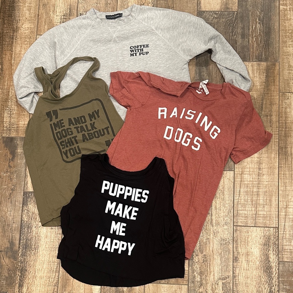 Women’s Graphic dogs top lot